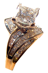 Swirling Gold Ring